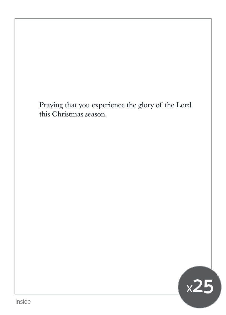 Christmas Prayer - Set of 25 - 0