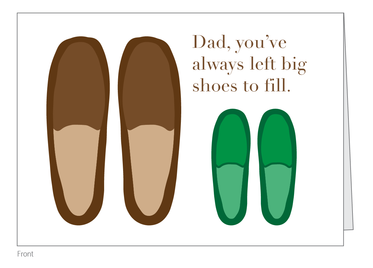 Following in Dad's Shoes