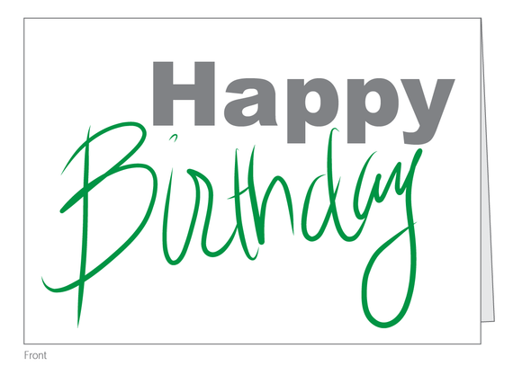 Birthday Celebration Green