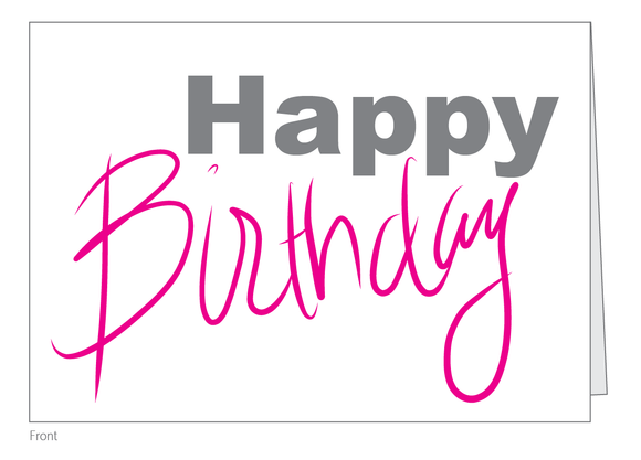 Birthday Celebration Pink