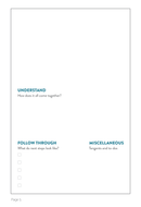 Focus + Understand + Follow Through Notebook-6