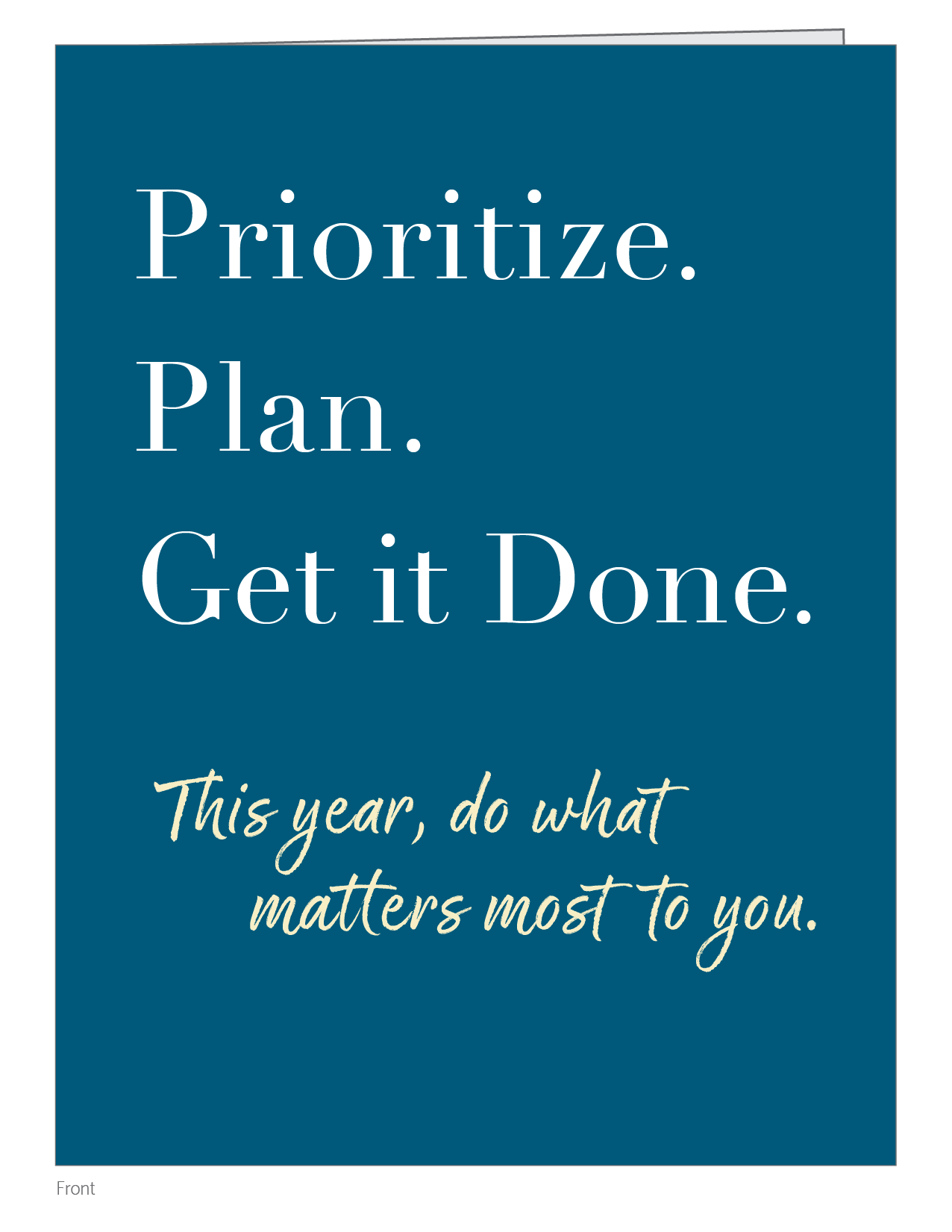 Prioritize, Plan, Get it Done Annual Planner | Lavender Finch