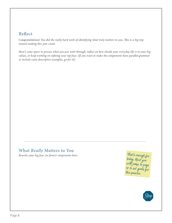 Prioritize, Plan, Get it Done Annual Planner