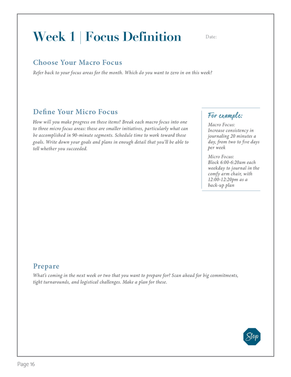 Prioritize, Plan, Get it Done Annual Planner