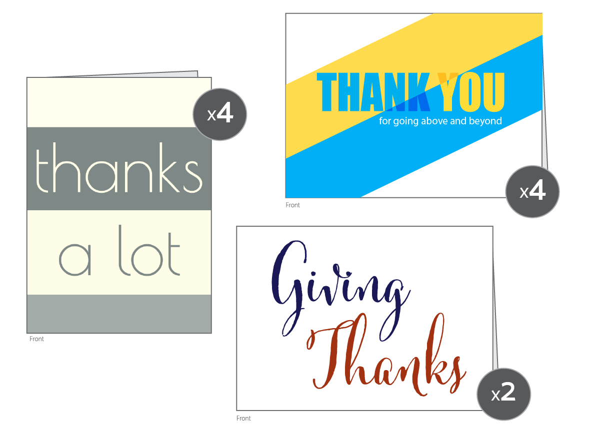 Warm Thanks Box Set of 10