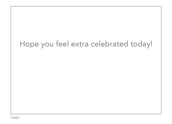 Birthday Celebration Blue