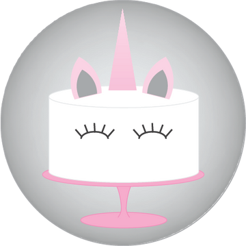 Unicorn Cake Button