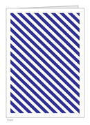 Stripes and Herringbone featuring Navy, Turquoise, and Gray Box Set of 10-5