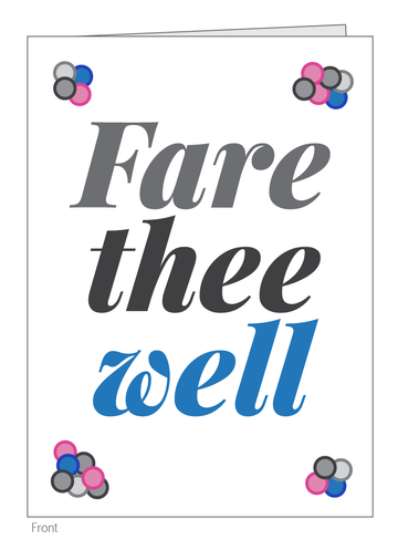 Fare Thee Well