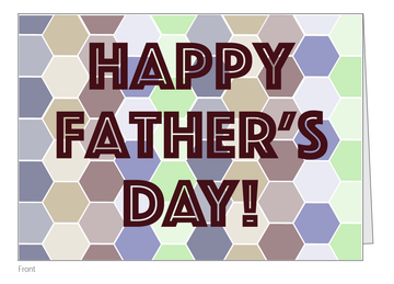 Geometric Father's Day
