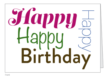 Happy Happy Happy Birthday