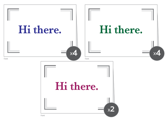 Hi There Box Set of 10