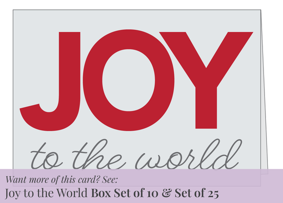 Joy to the World