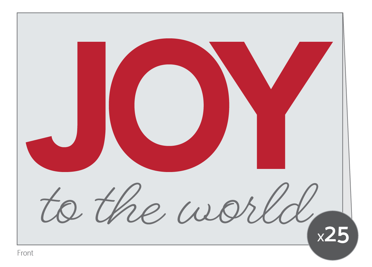 Joy to the World - Set of 25