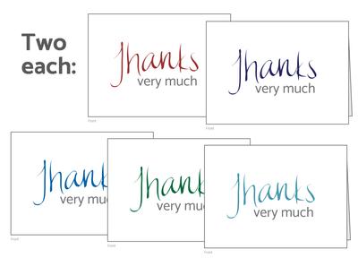 Thanks Very Much Box Set of 10