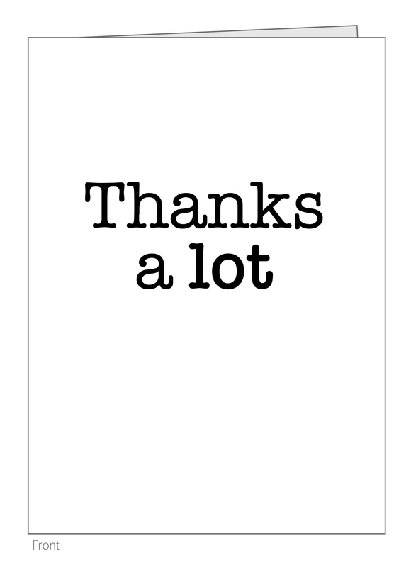 Lighthearted Thanks Box Set of 10